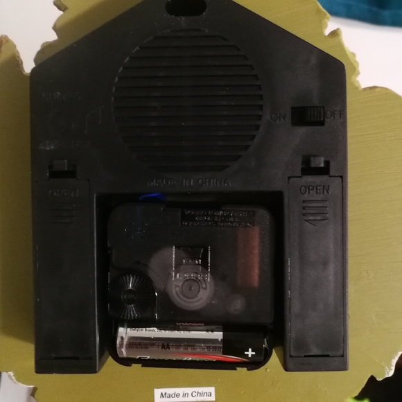 vintage Angels Cherubs Musical Chimes Ceramic Wall Clock - Picture 6 of 7